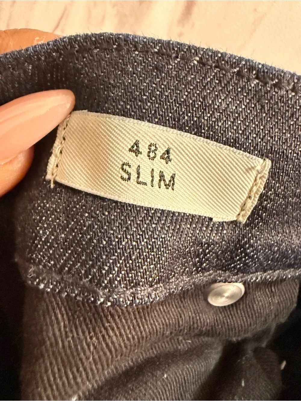 J. Crew 484 Slim Fit Dark Indigo Jeans Size 36x32